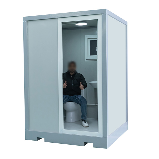 Single-body Simple Prefab Toilet 