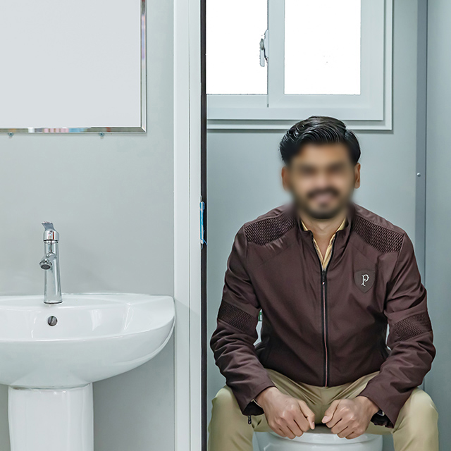 Hallway Prefab Toilet