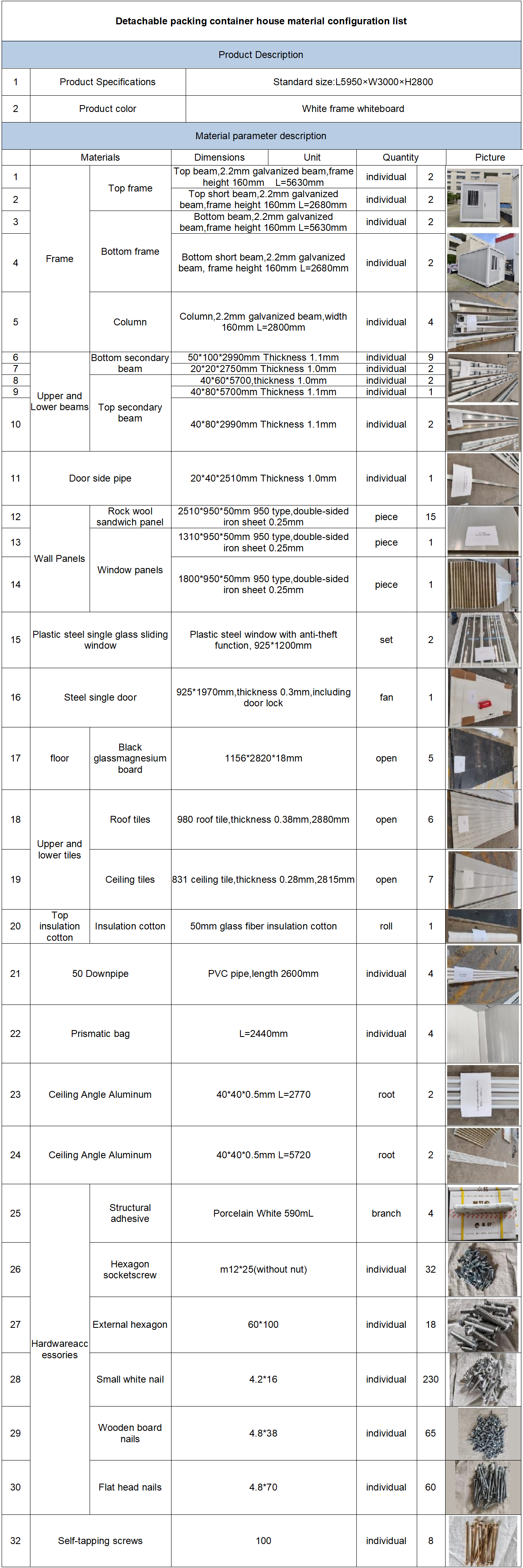 Detachable Container House form