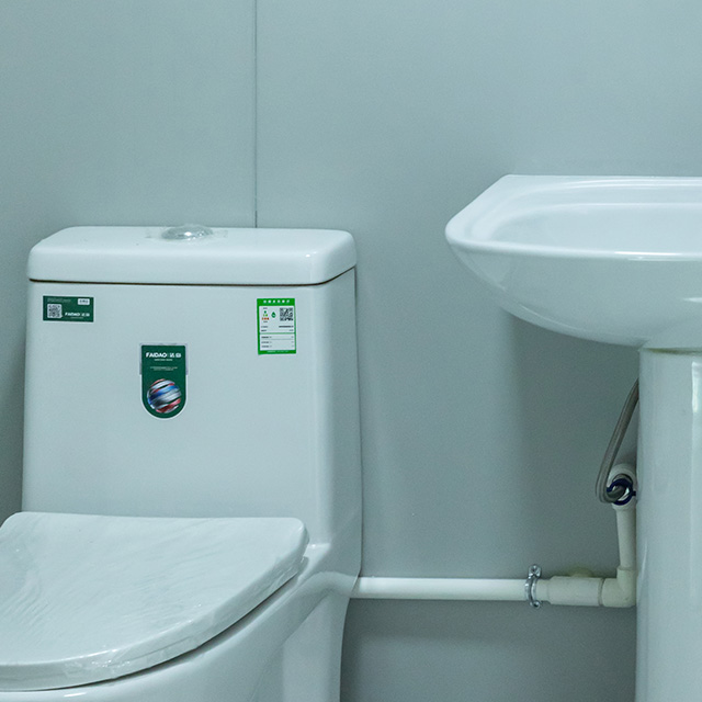 Single-body Simple Prefab Toilet 