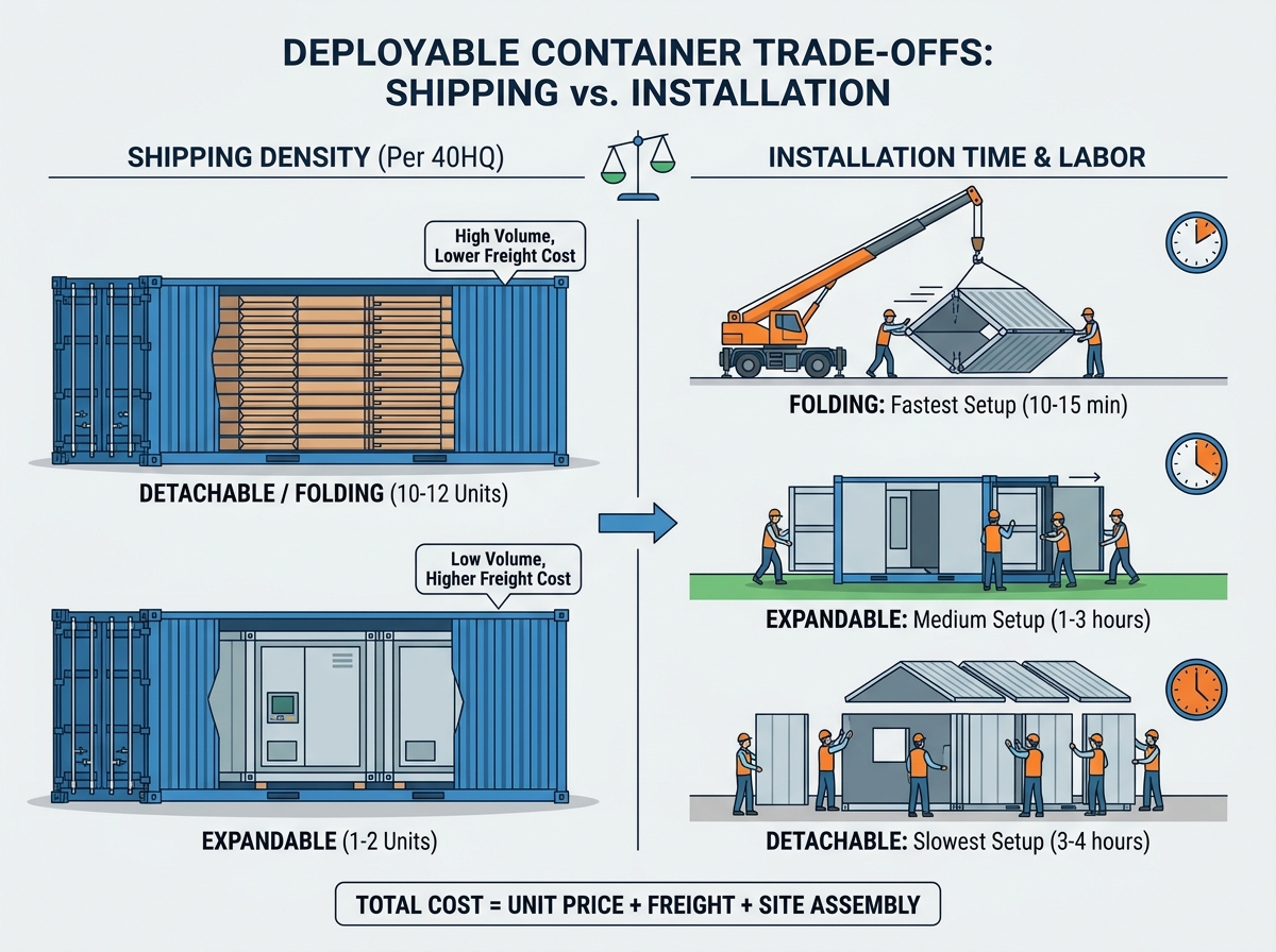 Shipping container assembly and site preparation